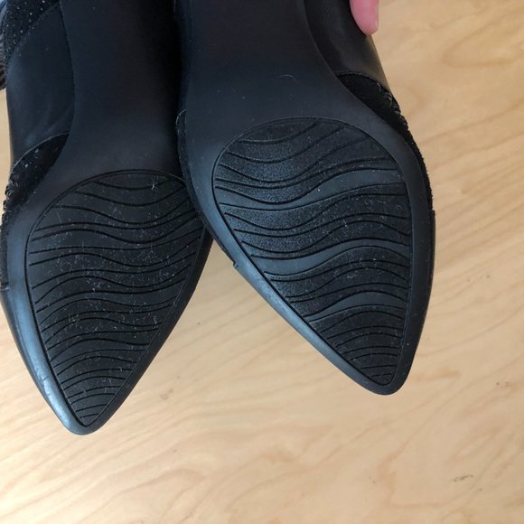 Impo Black Ankle Boots with Studded Detail - Picture 8 of 10